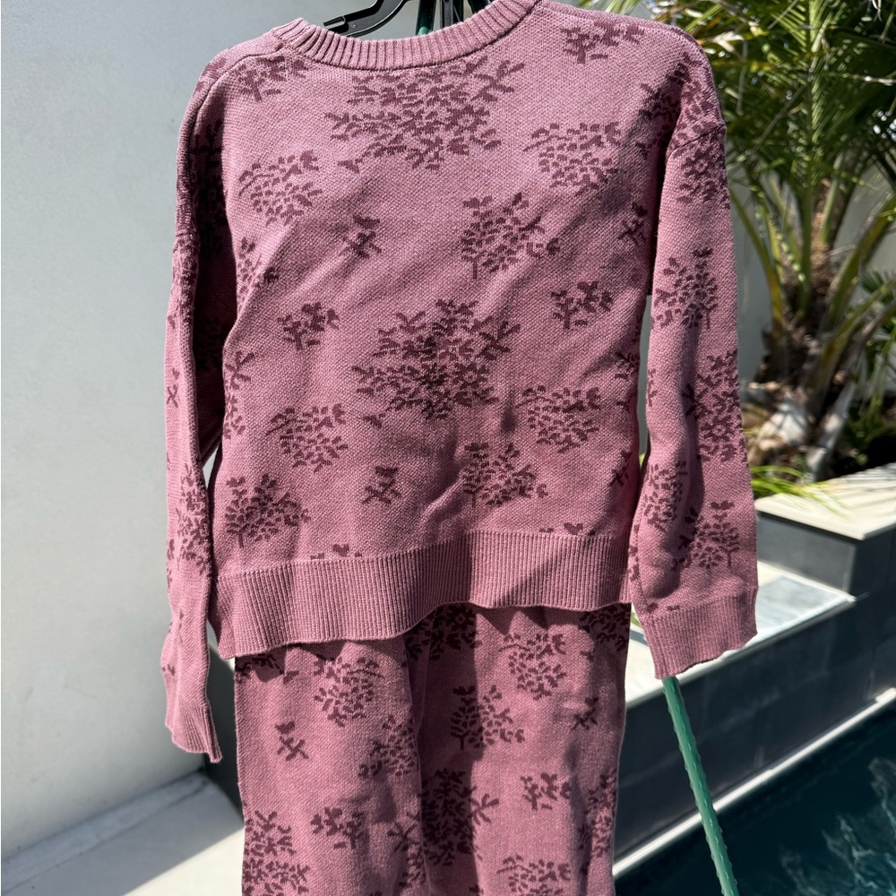 NEW w/ Tags Gerber Mauve Snowflake Sweater - Picture 2 of 11